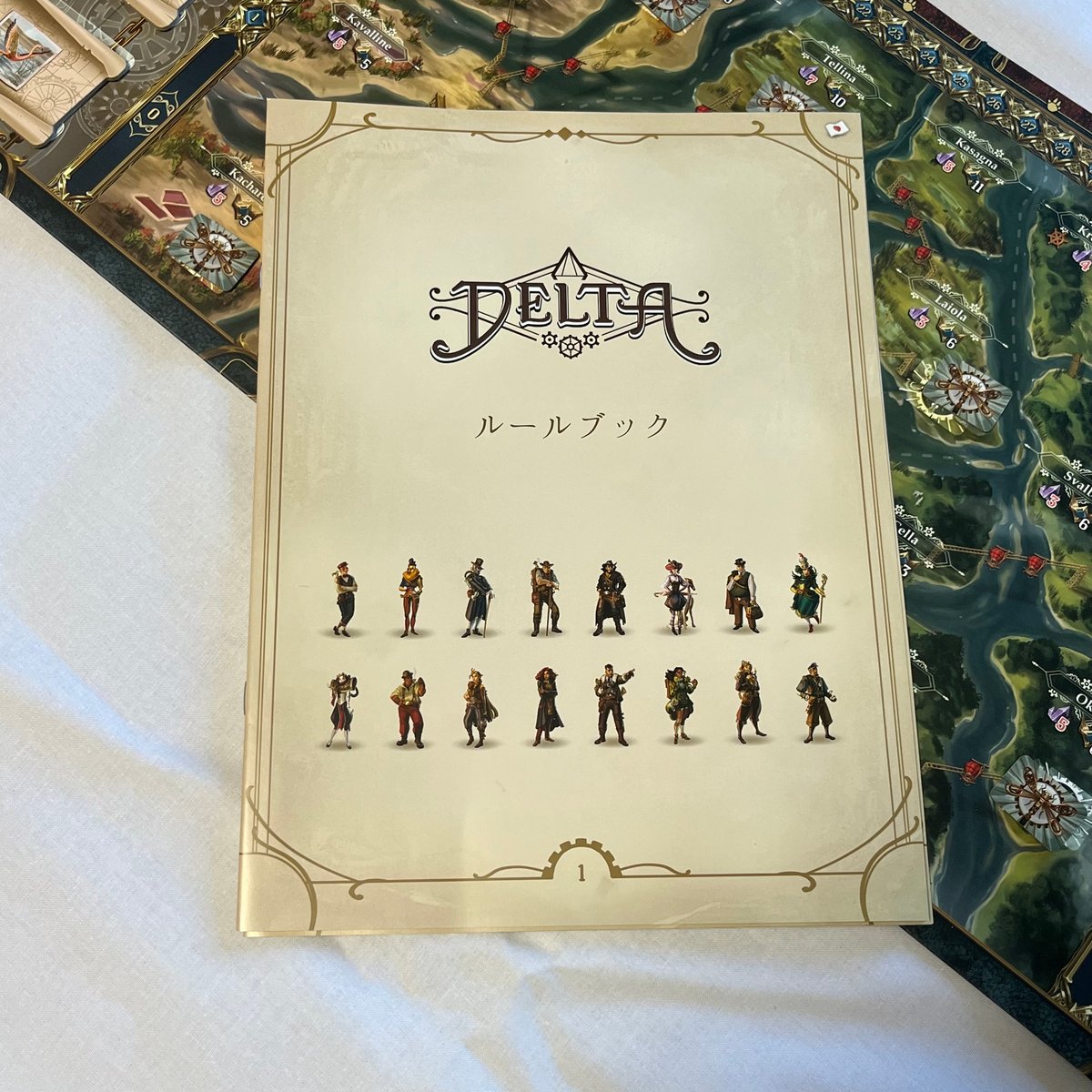 DELTA 日本語版　ボードゲーム デルタ【多言語語版】 | ふるりん本舗