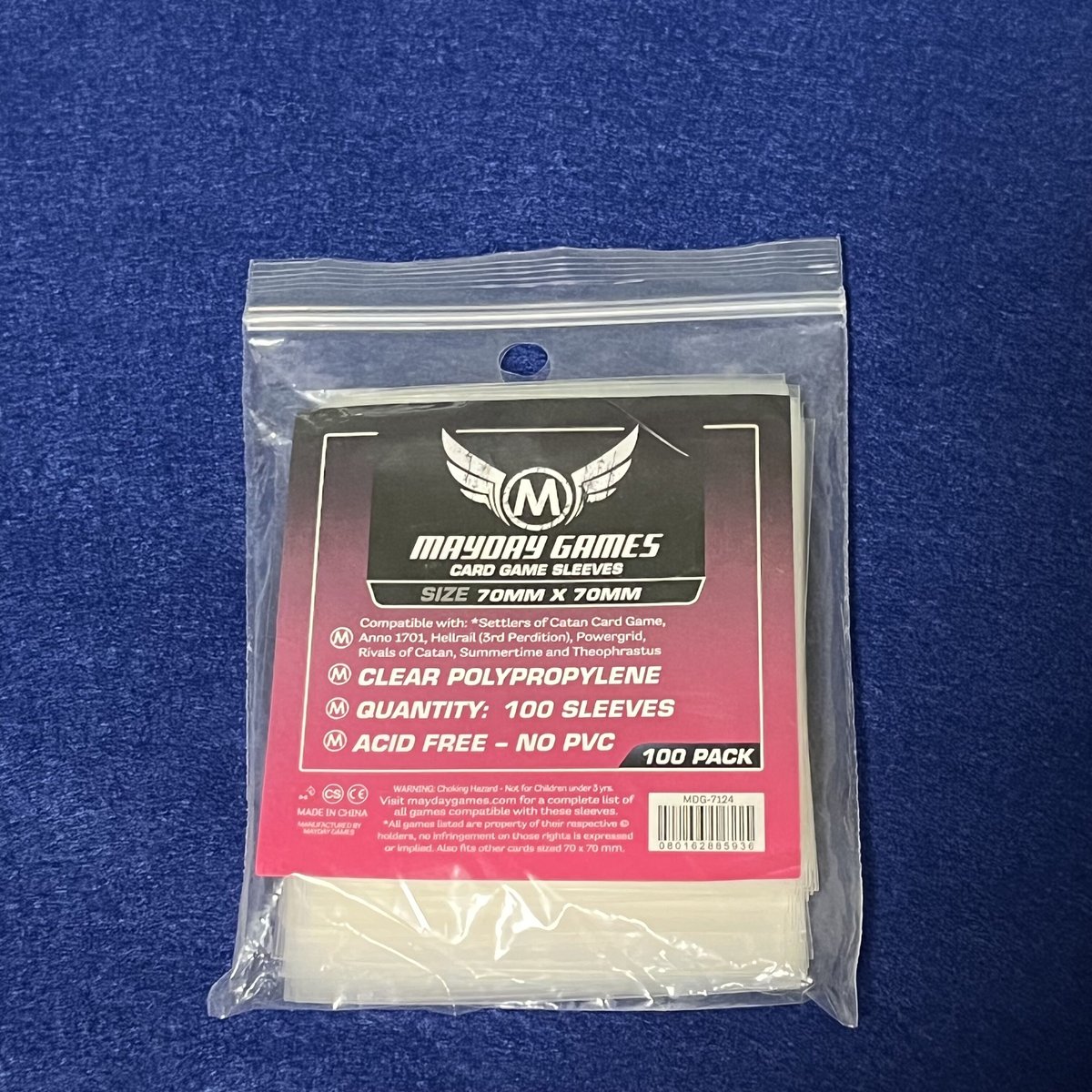 Mayday》【70mm x 70mm】カードスリーブ 100枚入り | ふるりん本舗