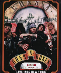 GUNS N ROSES LIVE AT CBGB'S NEW YORK 1987 DVD