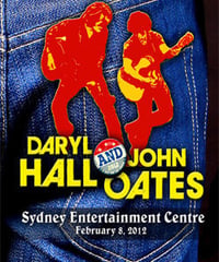 HALL & OATES Live At The Sydney Entertainment Centre, Sydney, Australia 02.08.2012 DVD