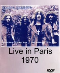 BLACK SABBATH LIVE IN PARIS 1970 DVD