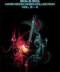 80s & 90s HARD ROCK VIDEO COLLECTION Vol. 3-4 (60 Videos) DVD