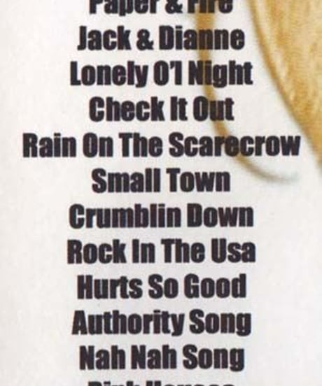 JOHN MELLENCAMP REBORN ON THE 4TH OF JULY 1992 DVD