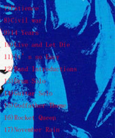 GUNS N' ROSES LIVE IN NOBLESVILLE '91 DVD