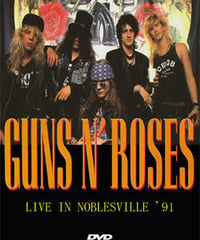 GUNS N' ROSES LIVE IN NOBLESVILLE '91 DVD