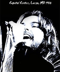 BOB SEGER Capitol Center, Largo, MD 1980 DVD