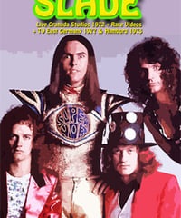 SLADE Live Granada Studios 1972 + Rare Videos + TV East Germany 1977 & Hamburg 1973 DVD