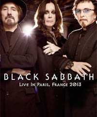 BLACK SABBATH Live In Paris, France 12.2.2013 DVD