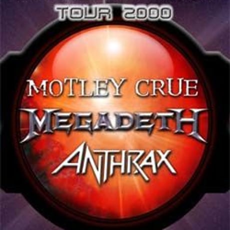 MAXIMUN ROCK TOUR 2000 Anthrax Megadeth Motley Crue DVD