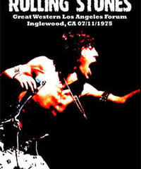 ROLLING STONES Great Western Los Angeles Forum, Inglewood, CA 07.11.1975 DVD