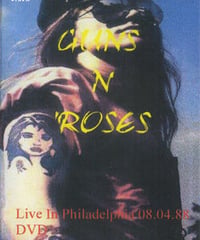 GUNS N' ROSES LIVE IN PHILADELPHIA 8.4.88 DVD
