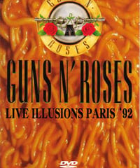 GUNS N' ROSES LIVE ILLUSION PARIS'92 DVD