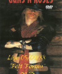 GUNS N' ROSES LIVE FELT FORUM 5.9.88 DVD