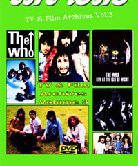 THE WHO TV & Film Archives Vol.3 DVD