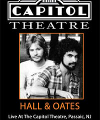 HALL & OATES Live At The Capitol Theatre, Passaic, NJ 12.11.1976 DVD