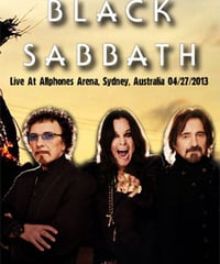 BLACK SABBATH Live At Allphones Arena, Sydney, Australia 04.27.2013 DVD
