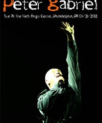 PETER GABRIEL Live At The Wells Fargo Center, Philadelphia, PA 09.21.2012 DVD
