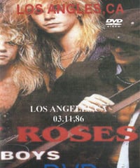 GUNS N' ROSES LOS ANGELES,CA 3.11.'86 DVD