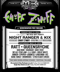 ENUFF Z'NUFF Live At The M3 Rock Festival, Merriweather Post Pavilion, Columbia, MD. 2012 DVD