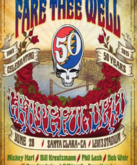 GRATEFUL DEAD Live At The Levi Stadium, Santa Clara , CA 07.28.2015 DVD