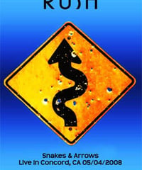 RUSH Snakes & Arrows Live In Concord, CA 05.04.2008 DVD