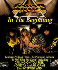 STRYPER In The Beginning 1989 DVD