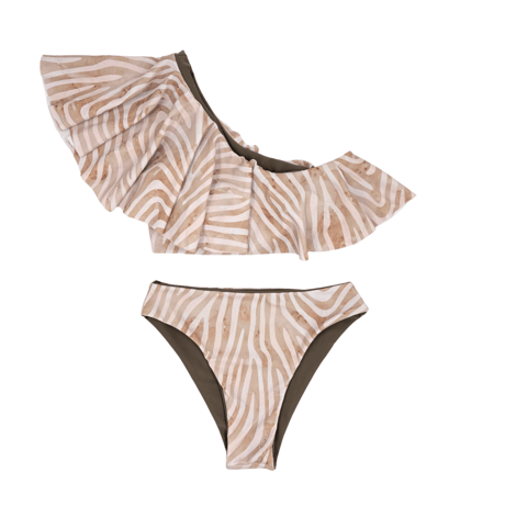 即納 ZEBRA［Shoulder frill］#E030
