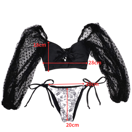 CAMILA ［Lace long sleeve］#E043