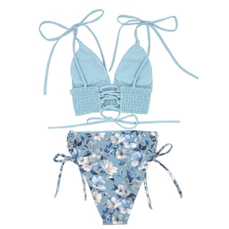 即納 BELL［Triangle shirring× High waist］#E039