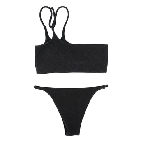即納 Black glitter［Udesign bikini ］#E017