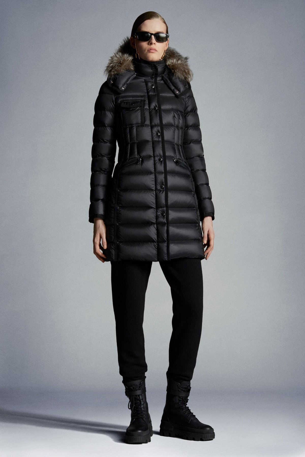 レディース MONCLER モンクレール Hermifur ダウンジャケット | L.U.ON