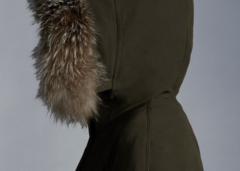 モンクレール　cameline 1 カーキ　リアルファー　moncler モンクレール cameline 1 カーキ リアルファー moncler