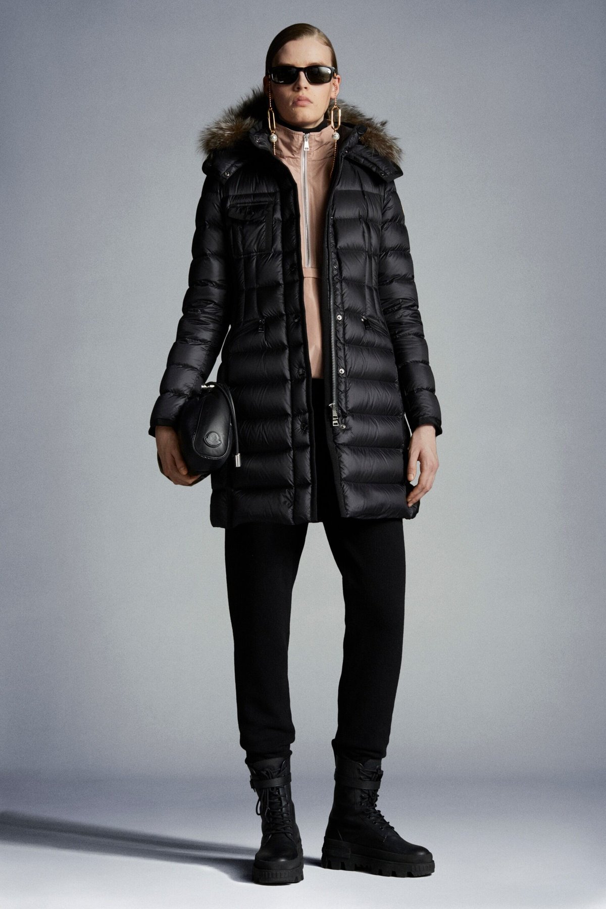 レディース MONCLER モンクレール Hermifur ダウンジャケット | L.U.ON