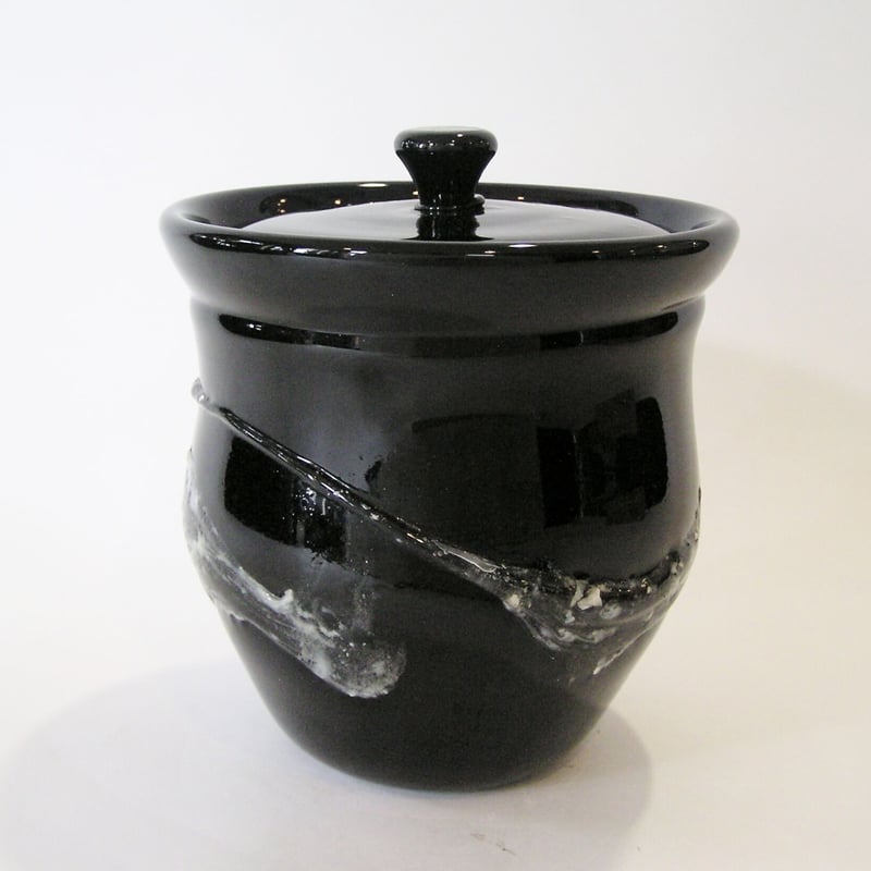 稲嶺盛吉 銘品 稲嶺盛吉 お黄金期遺作2点セット｜特大花器36cm＆ガラス