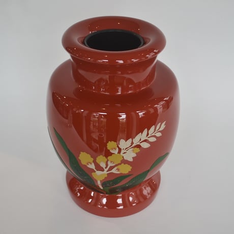 【琉球漆器】花瓶　月桃