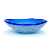 稲嶺盛一郎】茶泡波巻宙吹グラス | 琉球COLLECTION 叶