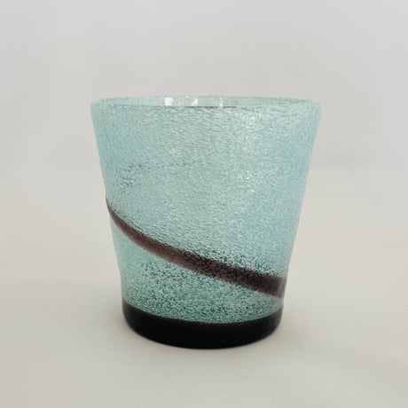 【稲嶺盛一郎】泡台巻一筆ロックグラス（水）