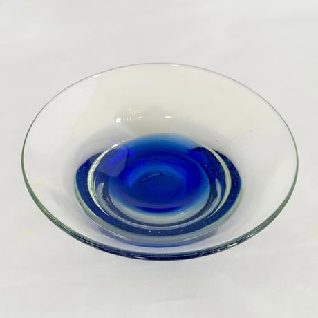 【再生ガラス工房てとてと】浮色皿