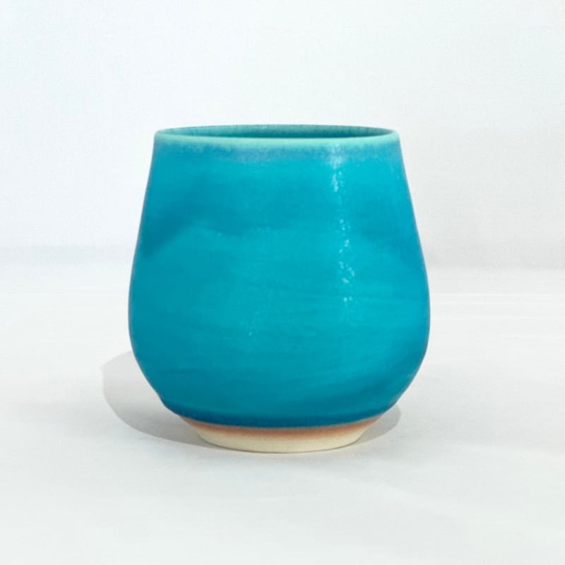 大嶺工房　青色 陶器  香炉 大嶺工房】カップ | 琉球COLLECTION 叶