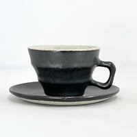 【大嶺工房】黒釉カップセット
