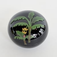 【琉球漆器】香合　芭蕉