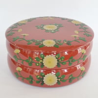 【琉球漆器】福福重　菊唐草