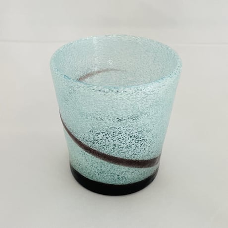 【稲嶺盛一郎】泡台巻一筆ロックグラス（水）