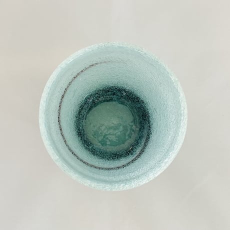 【稲嶺盛一郎】泡台巻一筆ロックグラス（水）