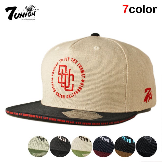 セブンユニオン 7UNION スナップバックキャップ 帽子 メンズ