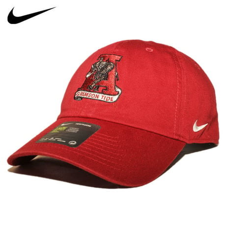 ナイキ ストラップバックキャップ 帽子 メンズ レディース NIKE NCAA アラバマ クリムゾンタイド フリーサイズ AV7498-614