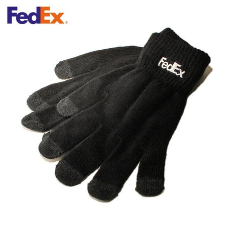 フェデックス 手袋 グローブ メンズ レディース FedEx 防寒 スマートフォン対応 フリーサイズ 1026082