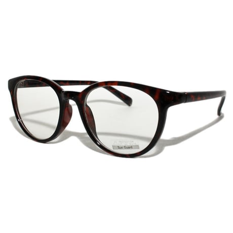 サングラス ボストン型 メンズ レディース 眼鏡 クリアレンズ 4987