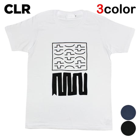 【セール】 シーエルアール Tシャツ メンズ レディース CLR 半袖 クルーネック 丸首 アート グラフィック S-XXL MCU-TS-001