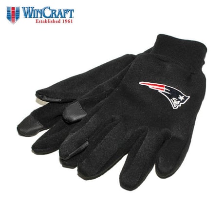 ウィンクラフト 手袋 グローブ メンズ レディース WinCraft NFL ニューイングランド ペイトリオッツ 防寒 スマートフォン対応 フリース ワンサイズ A1668412